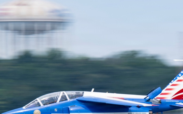 Patrouille de France demo team prepares for Liberté 250 over Joint Base Andrews