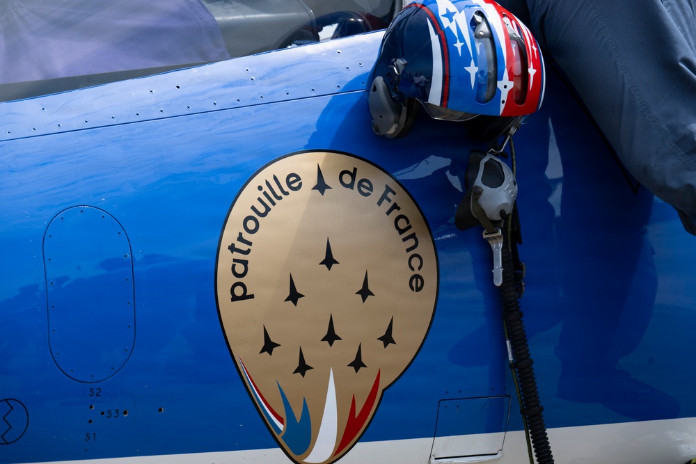 Patrouille de France demo team prepares for Liberté 250 over Joint Base Andrews