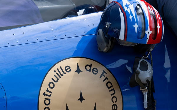 Patrouille de France demo team prepares for Liberté 250 over Joint Base Andrews