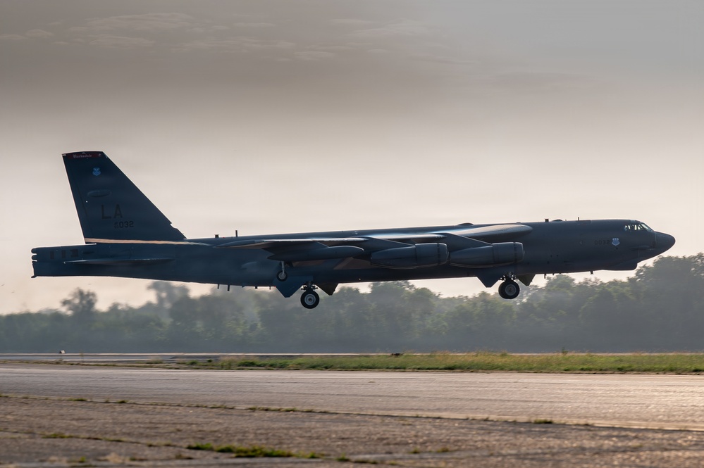 Great American State Fair B-52 Flyover