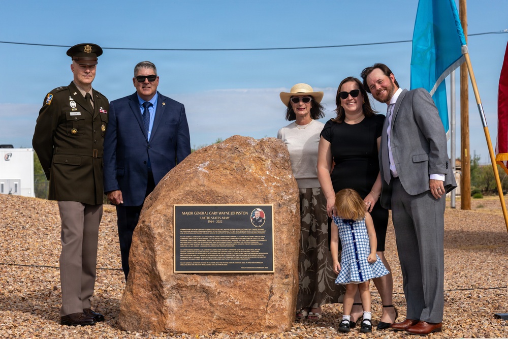 Fort Huachuca Dedicates Intelligence Facility in Honor of the Late Maj. Gen. Gary W. Johnston