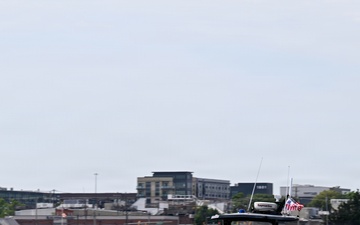 U.S. Coast Guard Boat Patrols Baltimore Inner Harbor