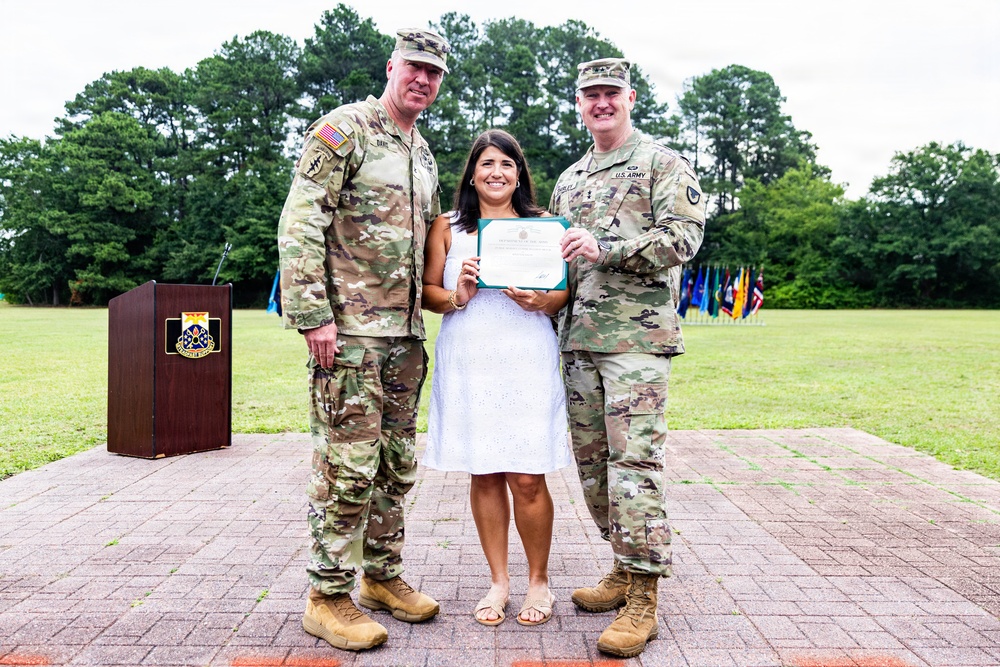 406th AFSB Change of Command