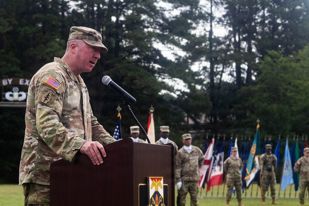 406th AFSB Change of Command