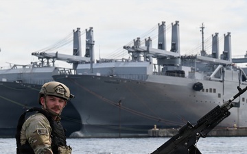 U.S. Coast Guard MSST Patrolling Baltimore Inner harbour during Sail 250
