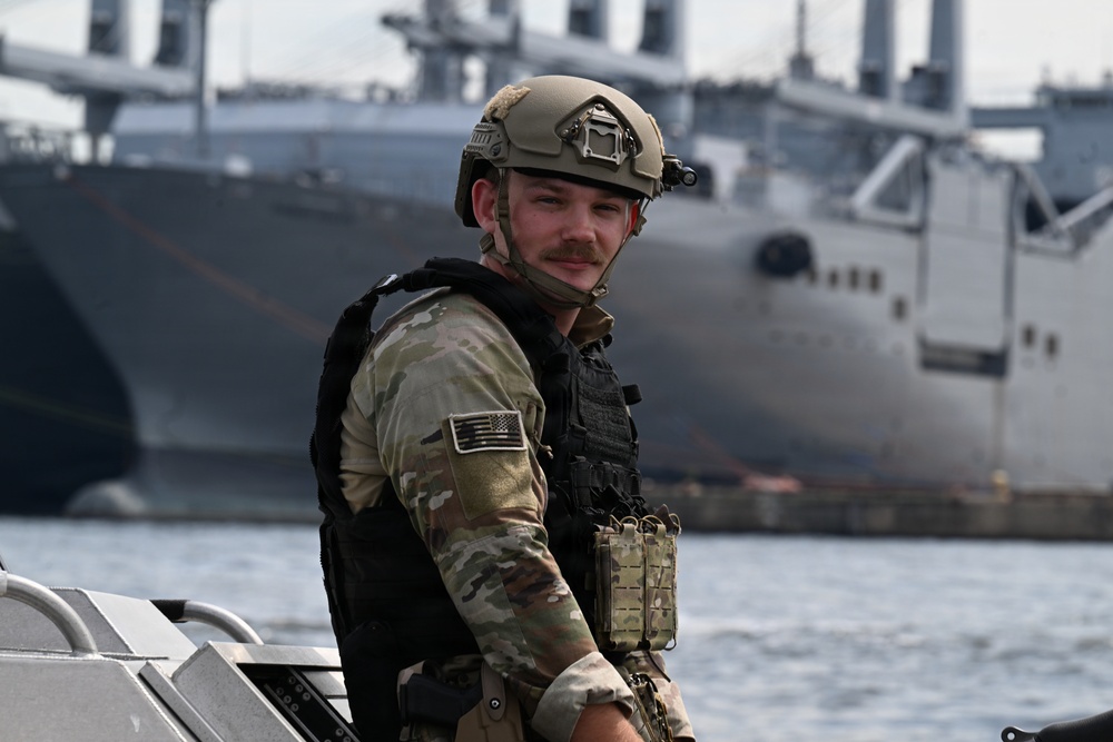 U.S. Coast Guard Conduct's Maritime Security Operations for Sail 250