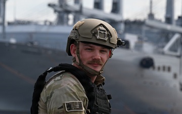 U.S. Coast Guard Conduct's Maritime Security Operations for Sail 250