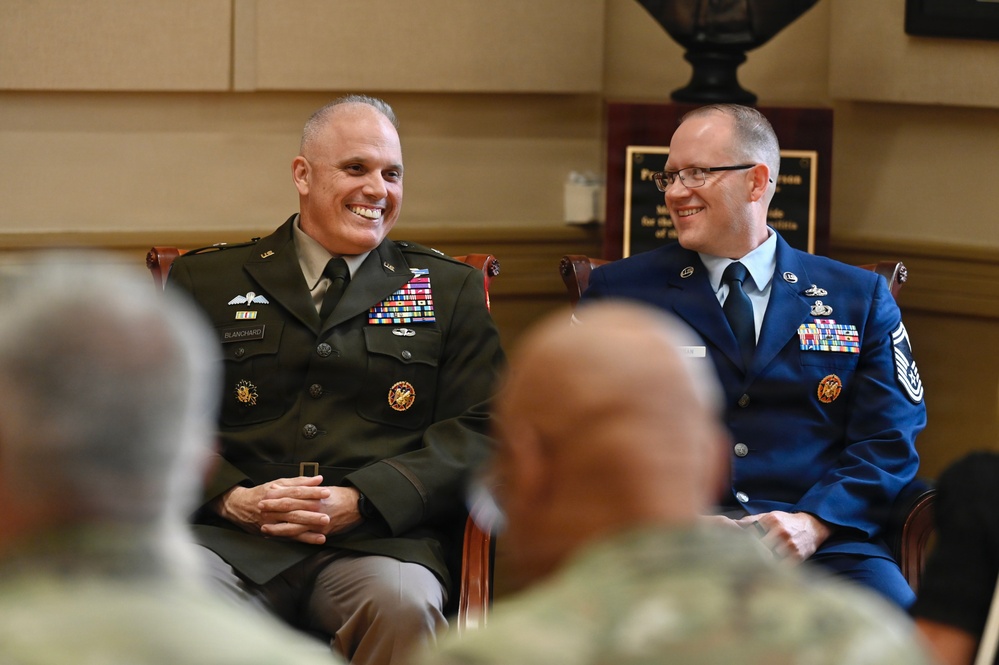 Chief Master Sgt. Steven Morgan Promotion Ceremony