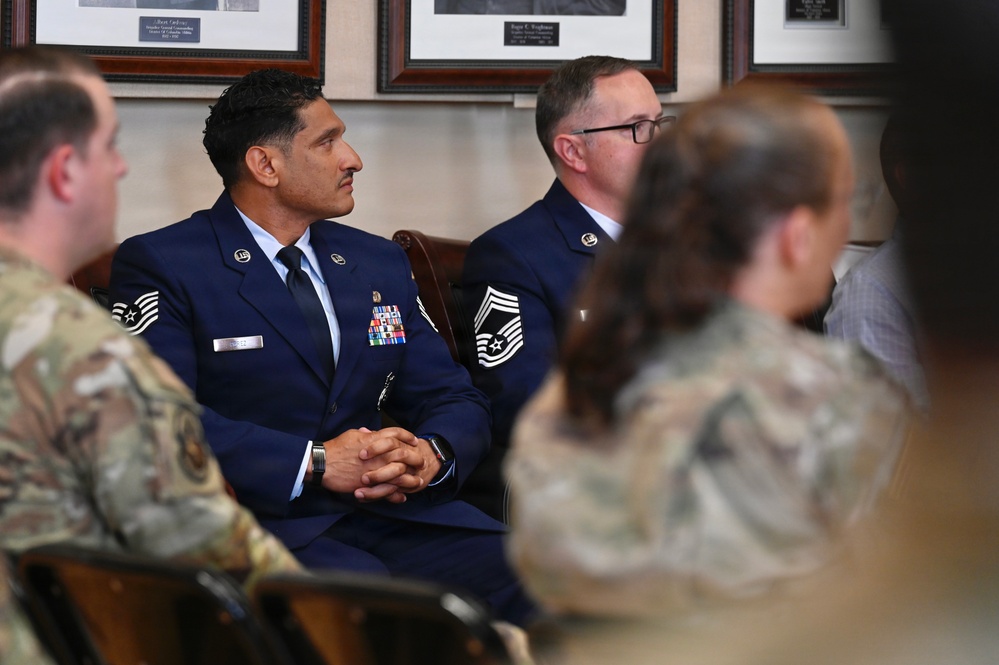 Chief Master Sgt. Steven Morgan Promotion Ceremony