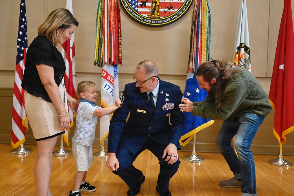 Chief Master Sgt. Steven Morgan Promotion Ceremony