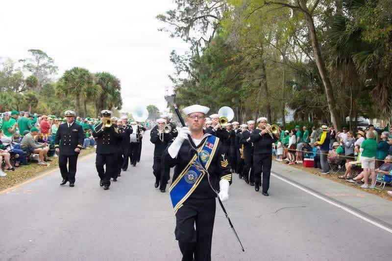 Navy Band Southeast performed in St. Patricks Celebration in Hilton Head, SC.