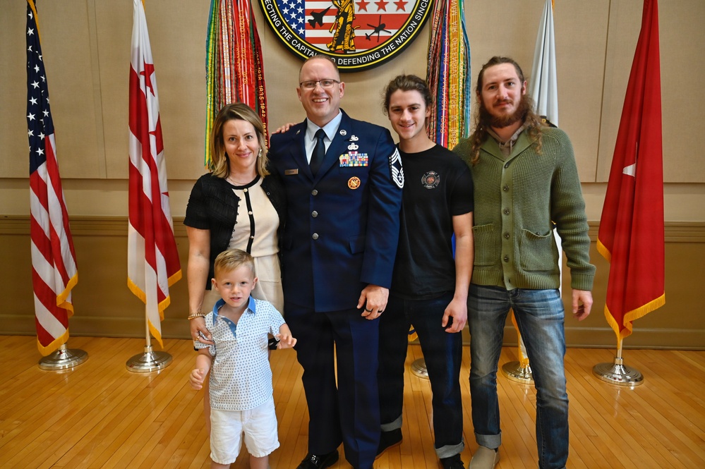 Chief Master Sgt. Steven Morgan Promotion Ceremony