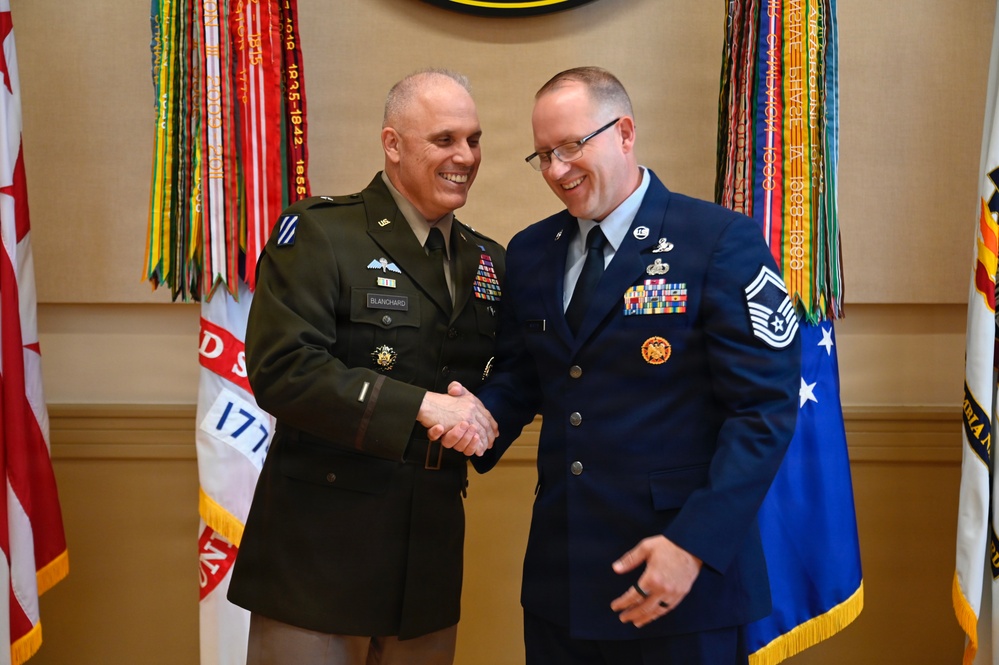 Chief Master Sgt. Steven Morgan Promotion Ceremony