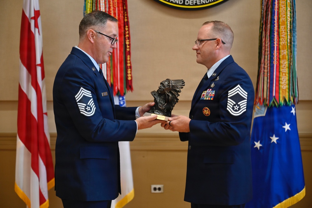 Chief Master Sgt. Steven Morgan Promotion Ceremony