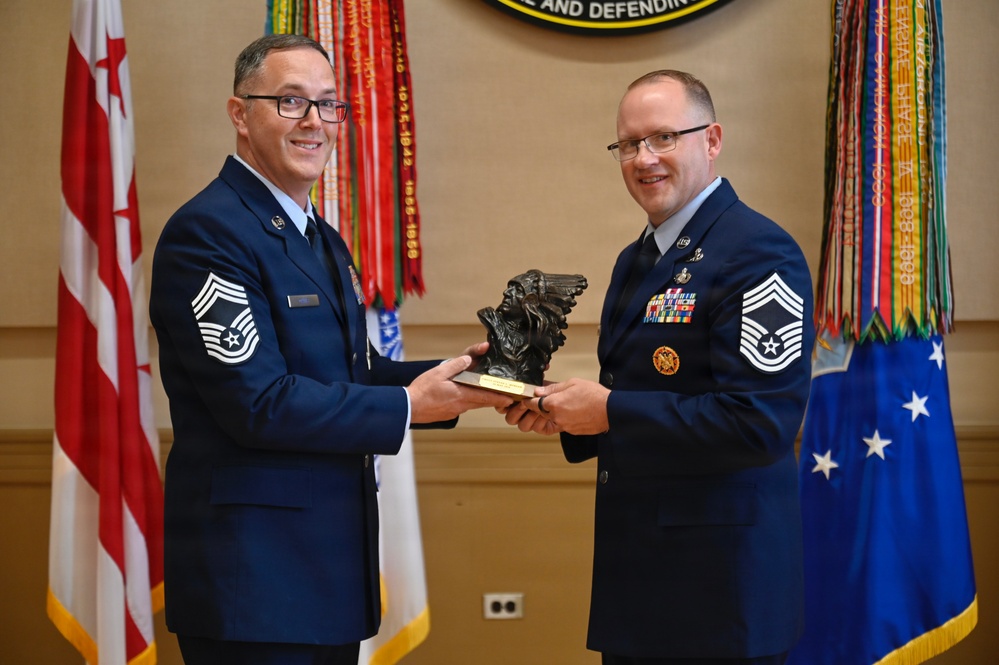 Chief Master Sgt. Steven Morgan Promotion Ceremony