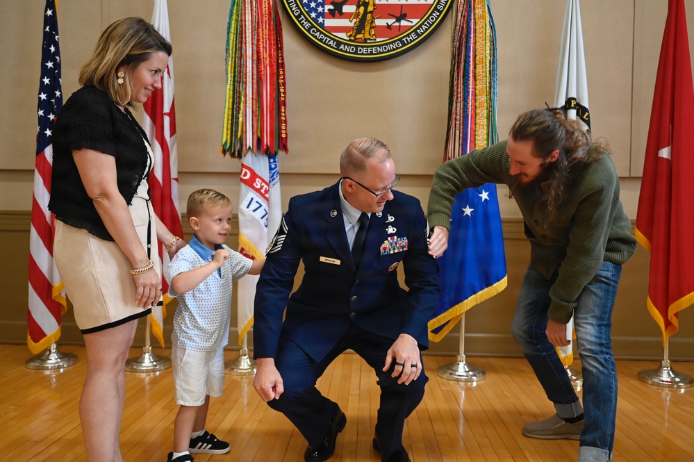 Chief Master Sgt. Steven Morgan Promotion Ceremony