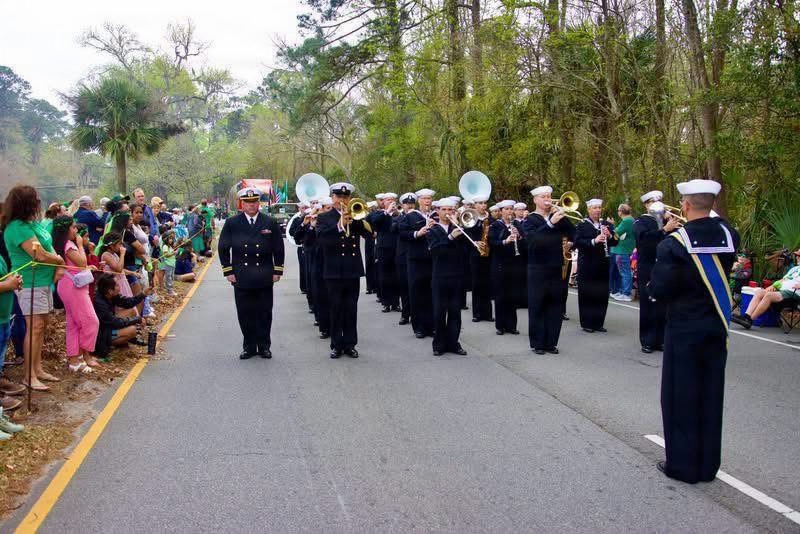 Navy Band Southeast performed in St. Patricks Celebration in Hilton Head, SC.