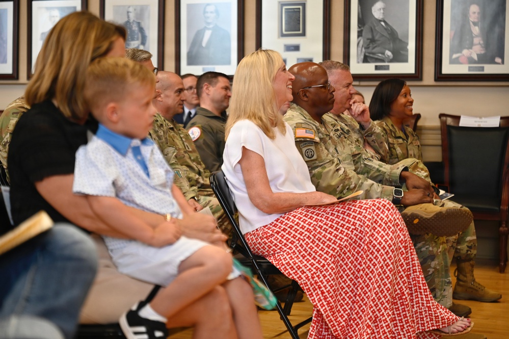 Chief Master Sgt. Steven Morgan Promotion Ceremony