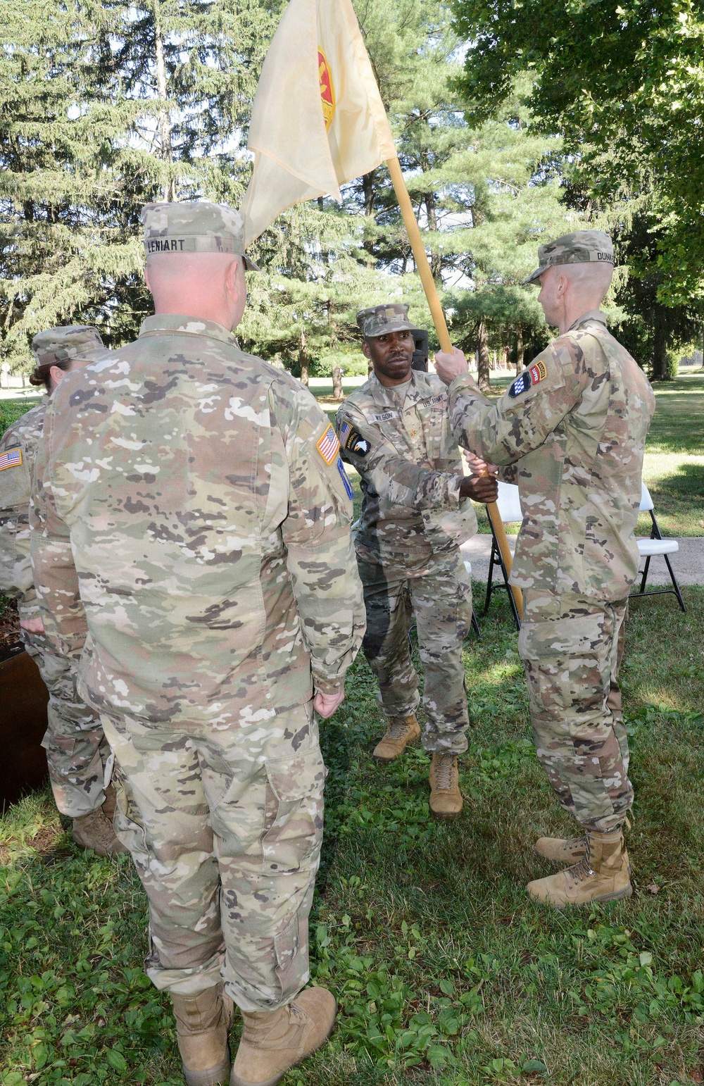 HHC, USASA Fort Dix changes command