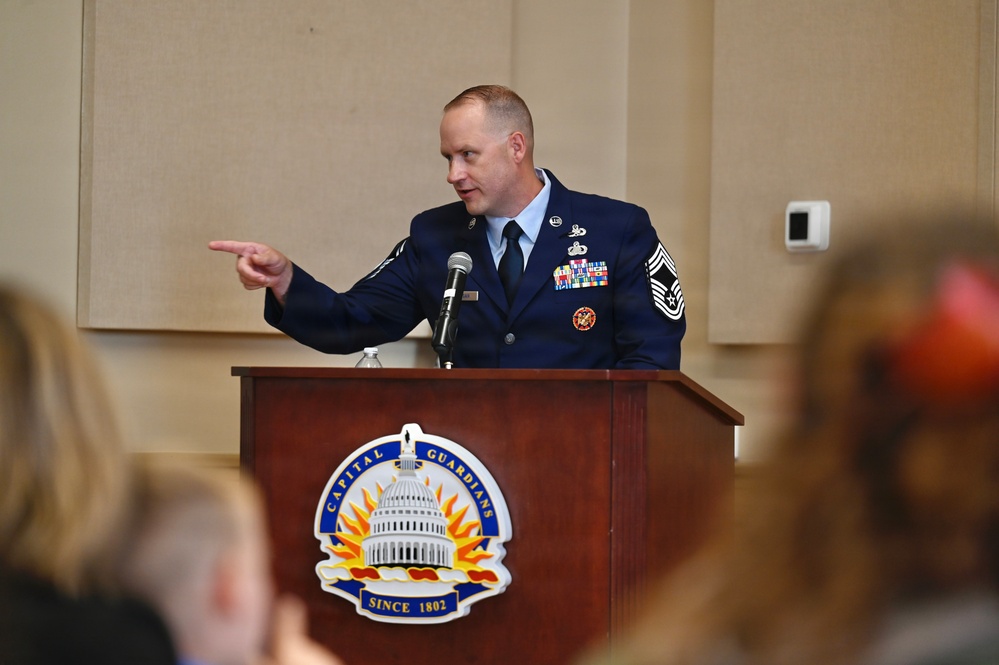Chief Master Sgt. Steven Morgan Promotion Ceremony