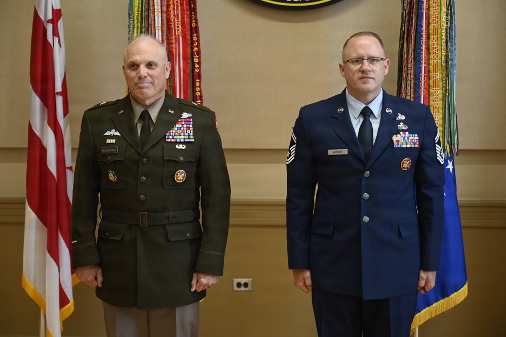 Chief Master Sgt. Steven Morgan Promotion Ceremony