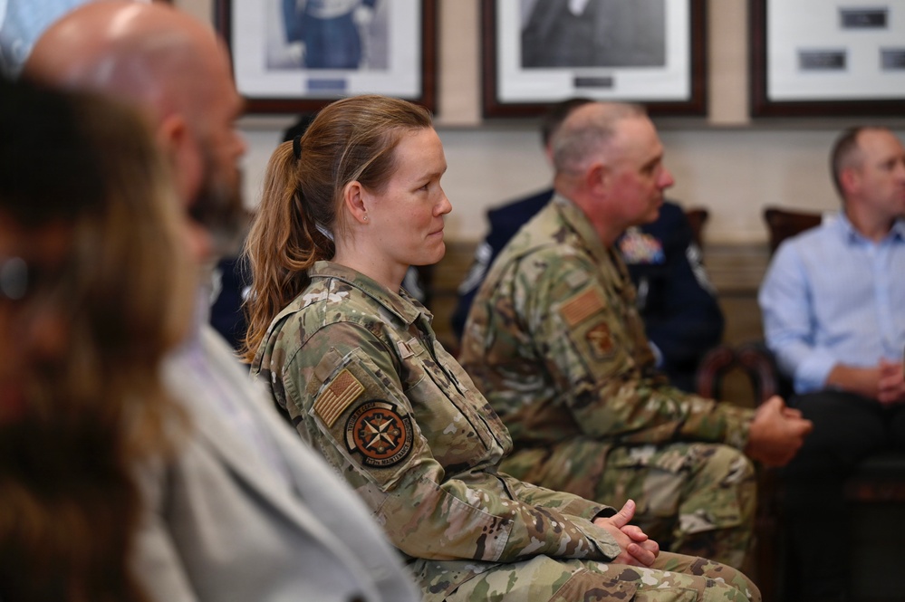 Chief Master Sgt. Steven Morgan Promotion Ceremony