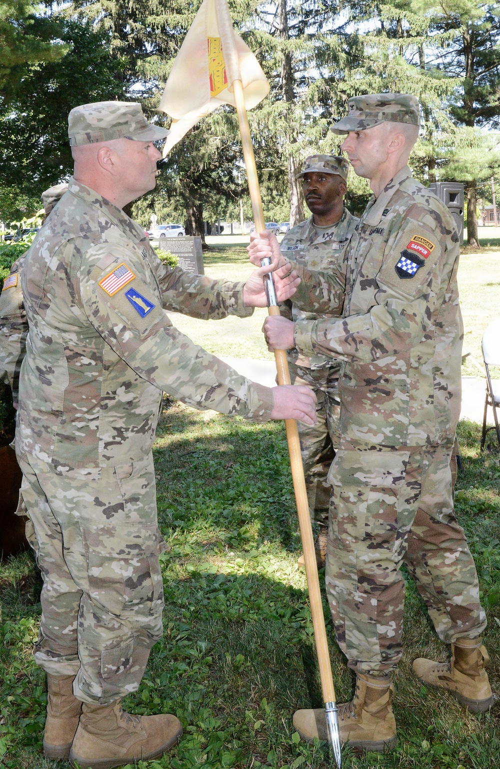 HHC, USASA Fort Dix changes command