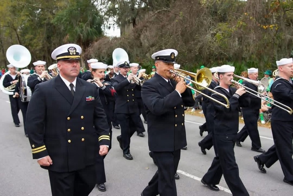 Navy Band Southeast performed in St. Patricks Celebration in Hilton Head, SC.