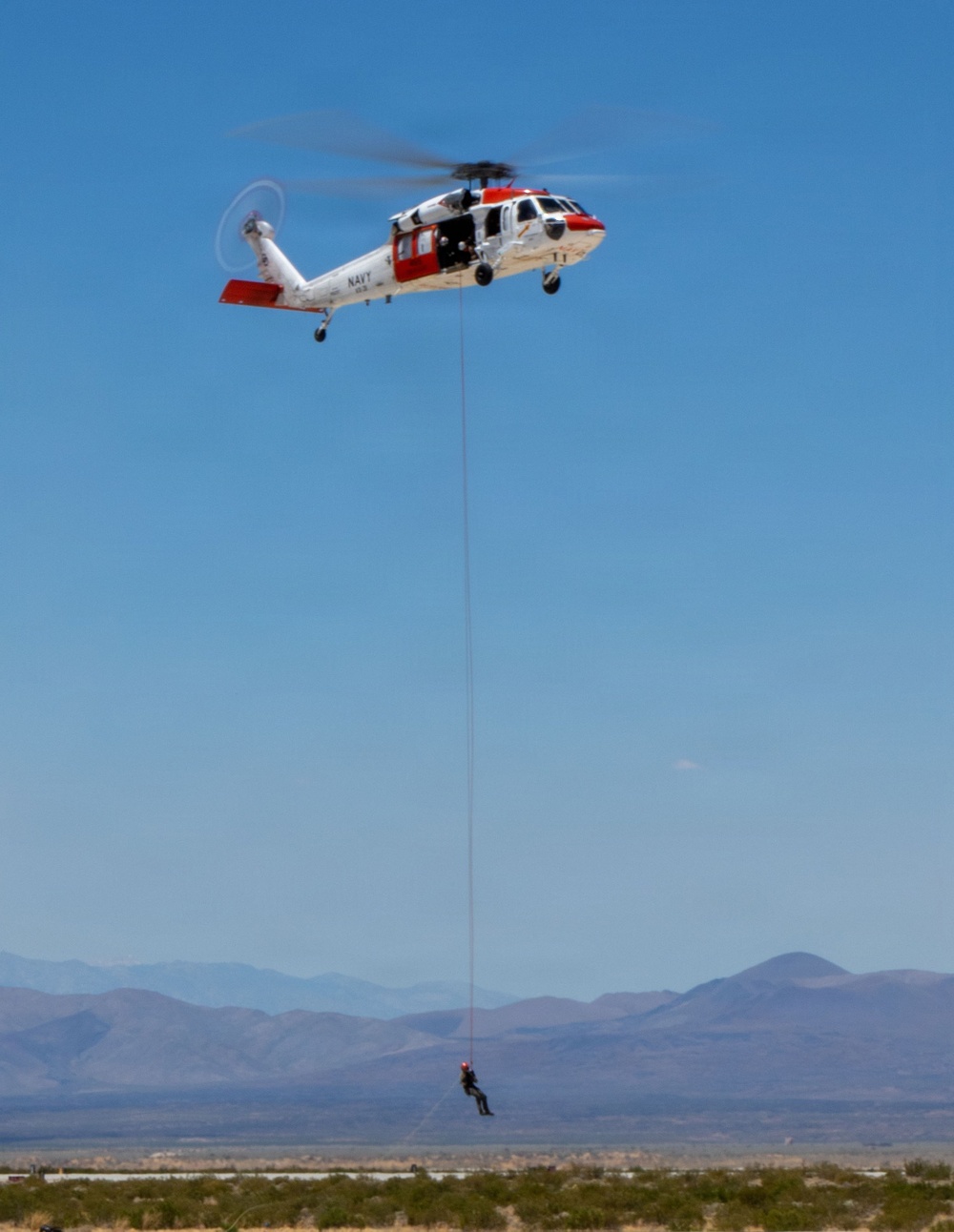 Chief Hospital Corpsman Tran logs final flight with VX-31 search and rescue