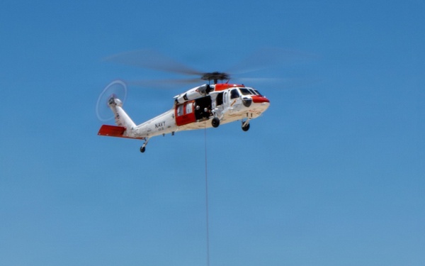 Chief Hospital Corpsman Tran logs final flight with VX-31 search and rescue