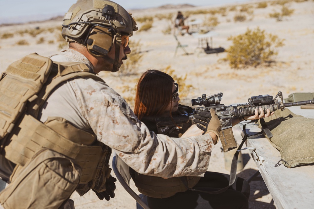 U.S. Marines with 3/11 hold Jane Wayne Day at MCAGCC