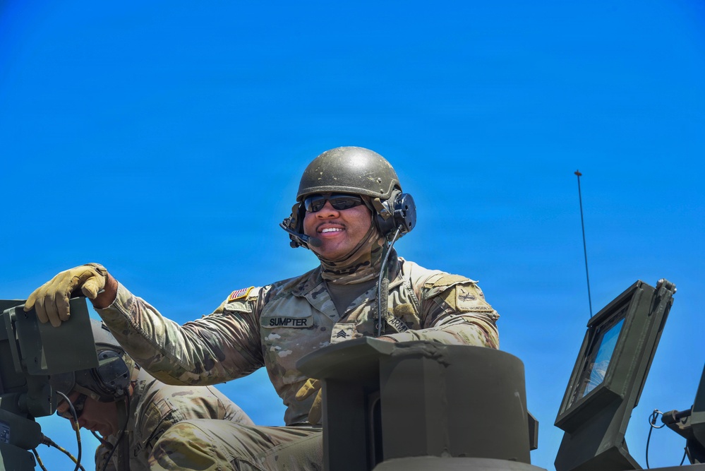 RTI Students Conduct M1A2 Abrams Familiarization at Camp Orchard