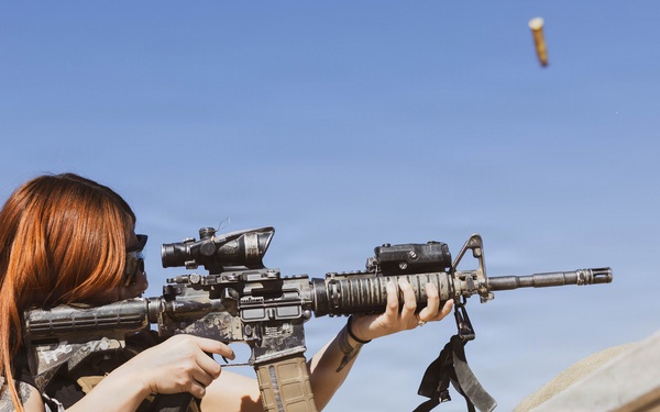 U.S. Marines with 3/11 hold Jane Wayne Day at MCAGCC