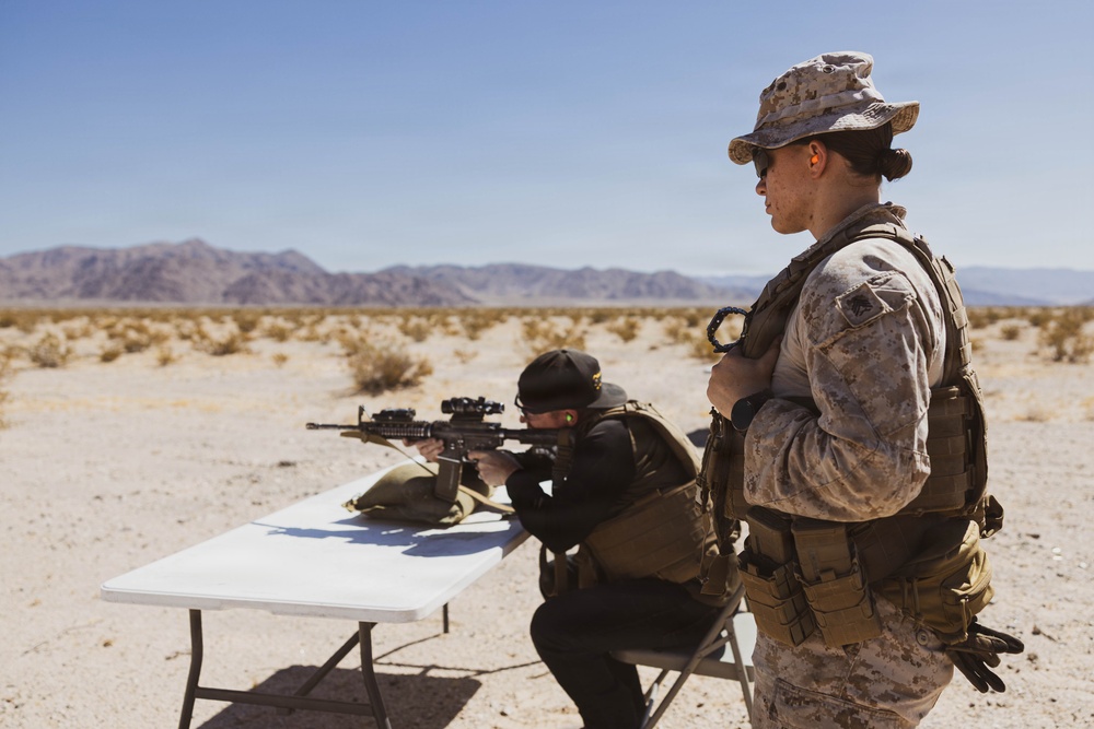 U.S. Marines with 3/11 hold Jane Wayne Day at MCAGCC