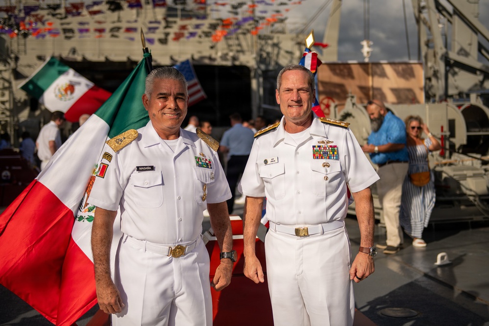 Armada de Mexico hosts reception during Exercise Rim of the Pacific 26