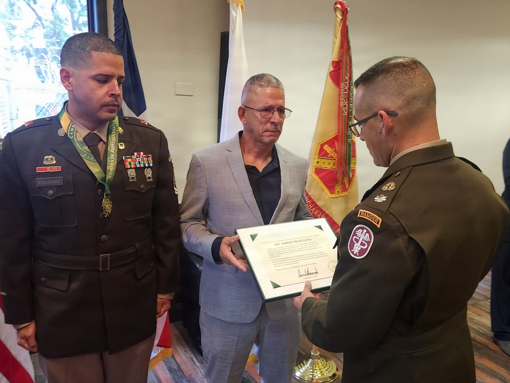 Fort Buchanan retirement ceremony honors two generations of Army service