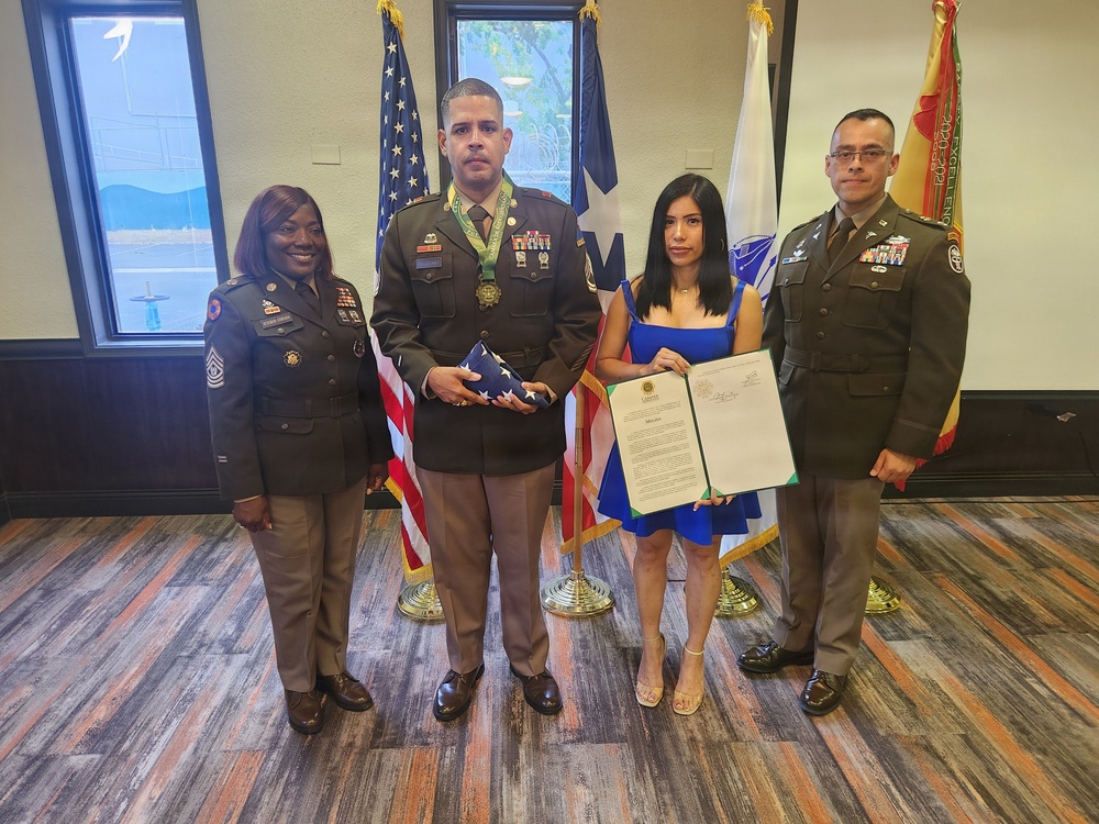 Fort Buchanan retirement ceremony honors two generations of Army service