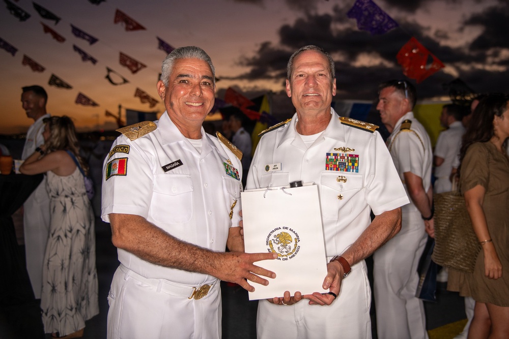 Armada de Mexico hosts reception during Exercise Rim of the Pacific 26