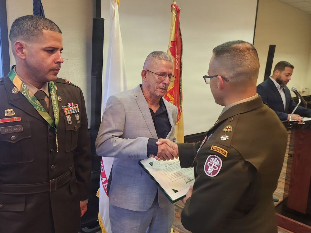 Fort Buchanan retirement ceremony honors two generations of Army service