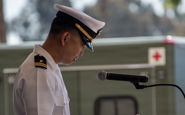EMF 150-Bravo changes command at NMRTC San Diego