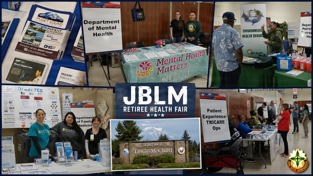 Retiree Health Fair Connects JBLM Community with Health Care Resources