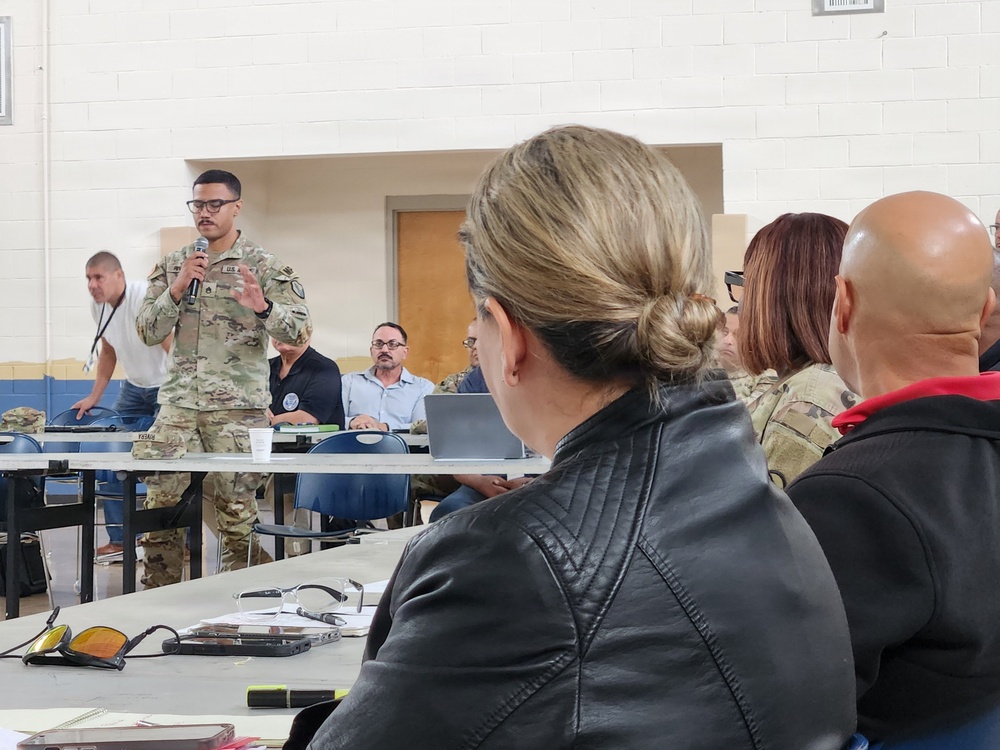 Fort Buchanan strengthens emergency preparedness through full-scale tabletop exercise