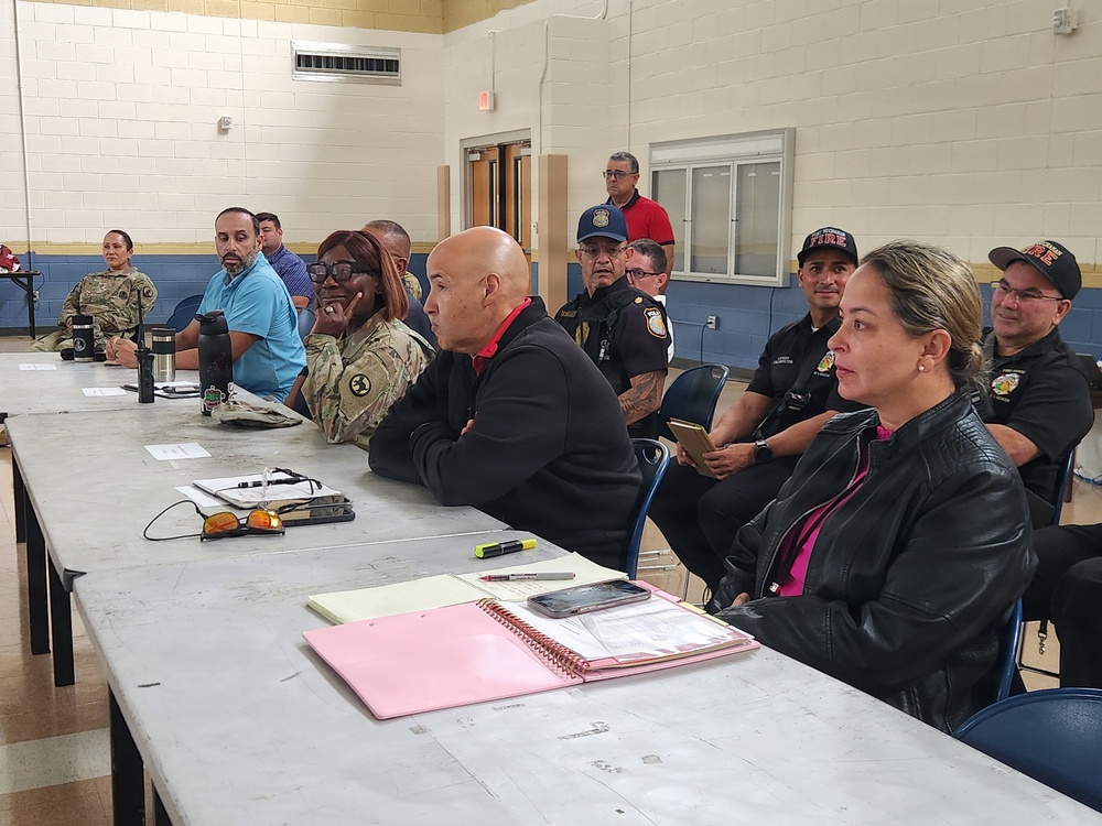 Fort Buchanan strengthens emergency preparedness through full-scale tabletop exercise