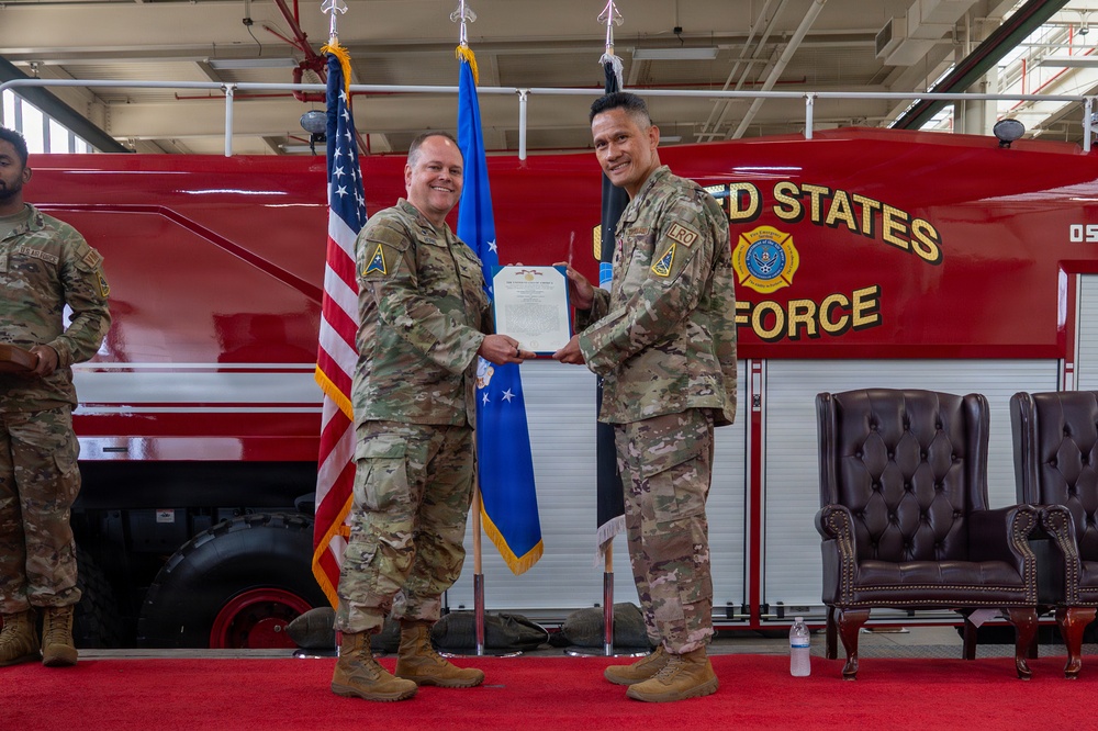 30th Logistics Readiness Squadron Change of Command