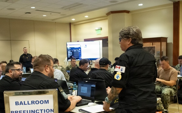 Allied nations participate in a joint cyber workshop during RIMPAC 2026
