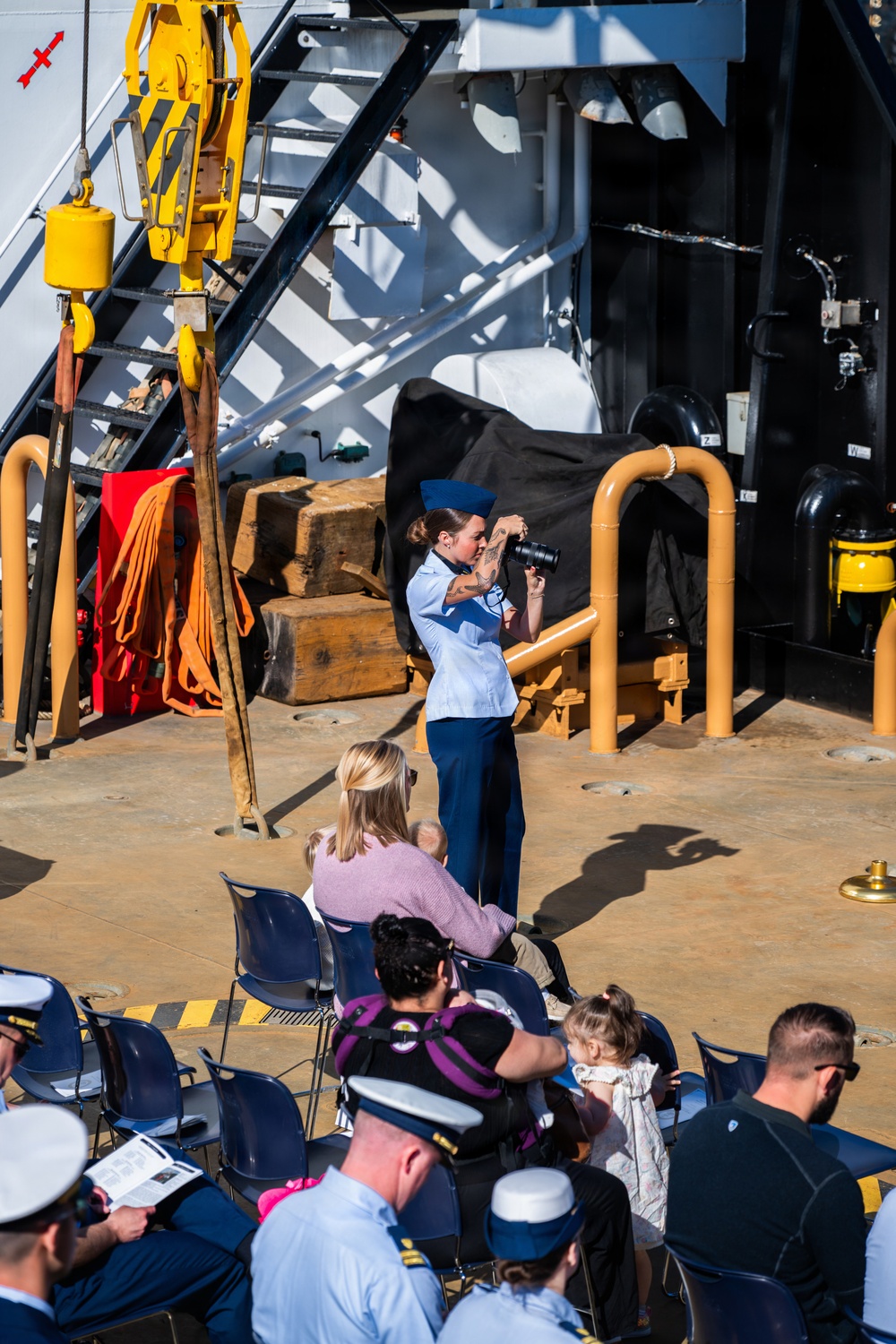 Coast Guard Cutter Cypress holds change of command ceremony