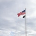 U.S. Marines with 1st MARDIV hold morning colors ceremony