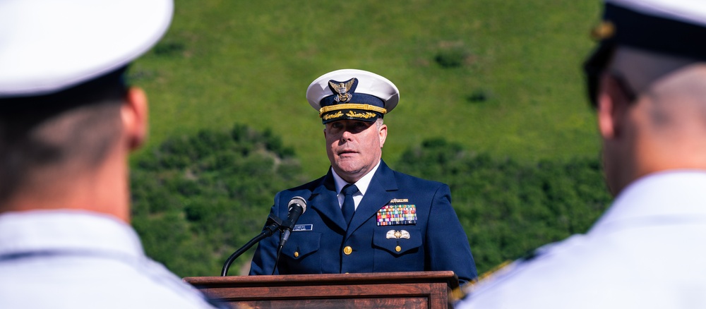 Coast Guard Cutter Cypress holds change of command ceremony