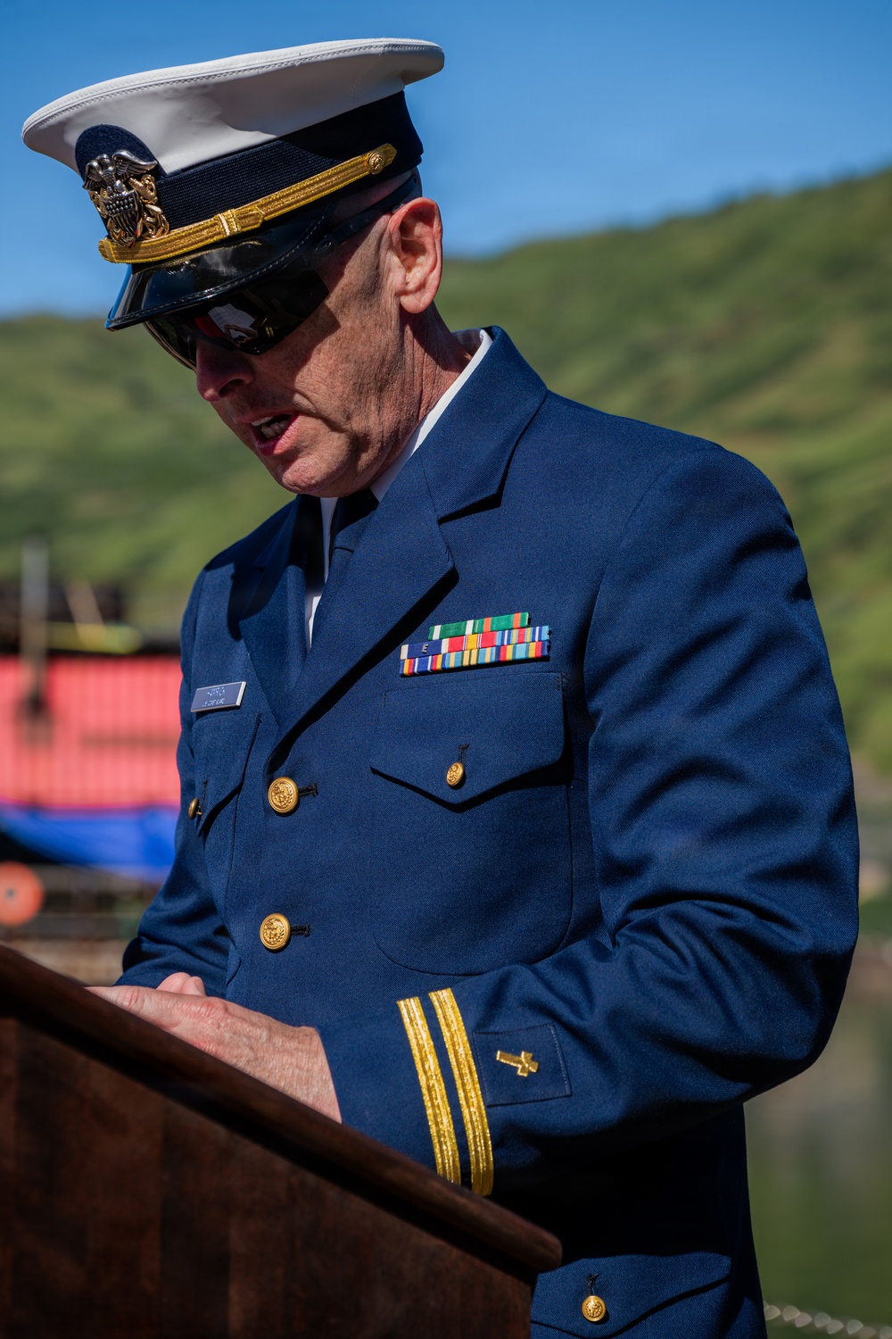 Coast Guard Cutter Cypress holds change of command ceremony
