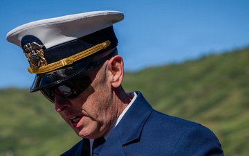 Coast Guard Cutter Cypress holds change of command ceremony